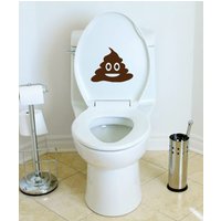 Kotbeutel Toilettentattoi - Badezimmer Kinder Deko Wc Training Aufkleber Lustiges Bad Humor Wanne Dekorationen von JobstCo