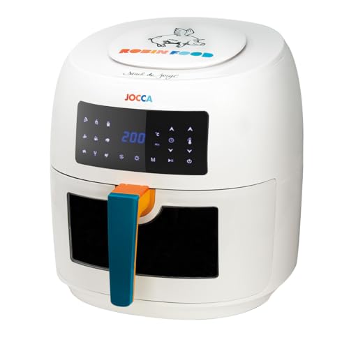 JOCCA - Heißluftfritteuse 7L Heißluftfritteuse | Ölfreie Fritteuse| Luftfritteuse| Air Fryer| (Weiß) von Jocca