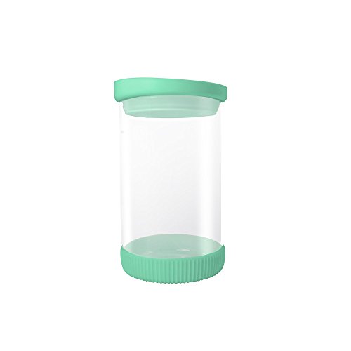 Jocca Container 810 ml, Glas und Silikon, grün, 20 x 15 x 5 cm von Jocca