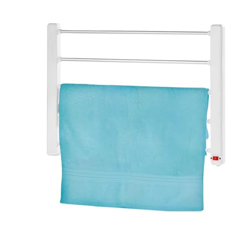 Jocca Elektrischer Handtuchheizkörper 65W, 60 x 44 cm, Wandmontage, Weiß von Jocca