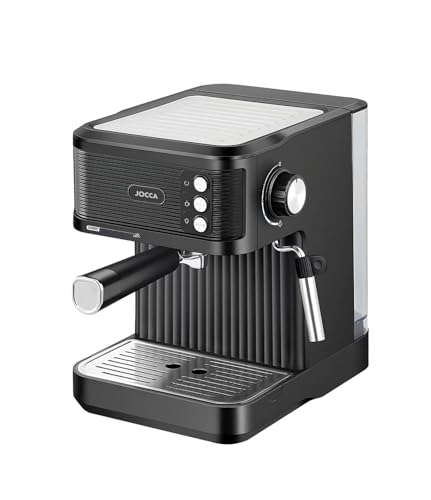 Jocca Espressomaschine 850W, 20 Bar, 1,8L Tank, Milchaufschäumer, Edelstahl von Jocca