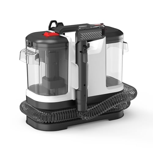 Jocca Polsterstaubsauger mit gründlicher Wasser- und Dampfreinigung | Leistungsstarke Saugkraft 12 kPa | Doppeltank 1800 ml | für Sofas, Teppiche, Matratzen | kompakt und leicht von Jocca