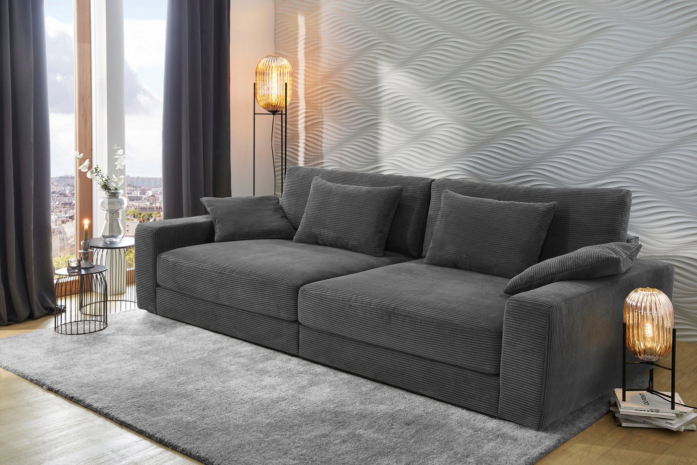 Jockenhöfer Gruppe Big-Sofa Milano XXL, mit Federkern, Breite 290cm, Liegefläche 120x240cm, inklusive Kissen Jockenhöfer Gruppe Big-Sofa Milano XXL, mit Federkern, Breite 290cm, Liegefläche 120x240cm, inklusive Kissen von Jockenhöfer Gruppe