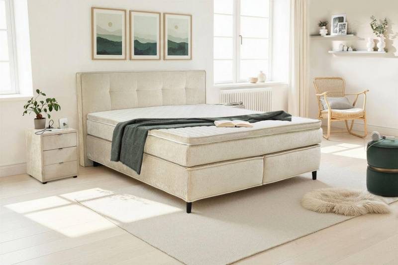 Jockenhöfer Gruppe Boxspringbett Capello, 7-Zonen-TTFK-Matratze, KS-Topper, 160x200 cm oder 180x200 cm, verschiedene Härtegrade wählbar Jockenhöfer Gruppe Boxspringbett Capello, 7-Zonen-TTFK-Matratze, KS-Topper, 160x200 cm oder 180x200 cm, verschiedene Härtegrade wählbar von Jockenhöfer Gruppe