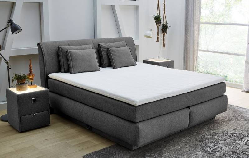 Jockenhöfer Gruppe Boxspringbett "Carla", OTTOs Choice! Topseller, wahlweise mit oder ohne Bettkasten, inkl. 4 Kissen, erhältlich in den Breiten 160 & 180cm von Jockenhöfer Gruppe