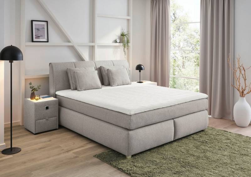 Jockenhöfer Gruppe Boxspringbett "Carla", OTTOs Choice! Topseller, wahlweise mit oder ohne Bettkasten, inkl. 4 Kissen, erhältlich in den Breiten 160 & 180cm von Jockenhöfer Gruppe