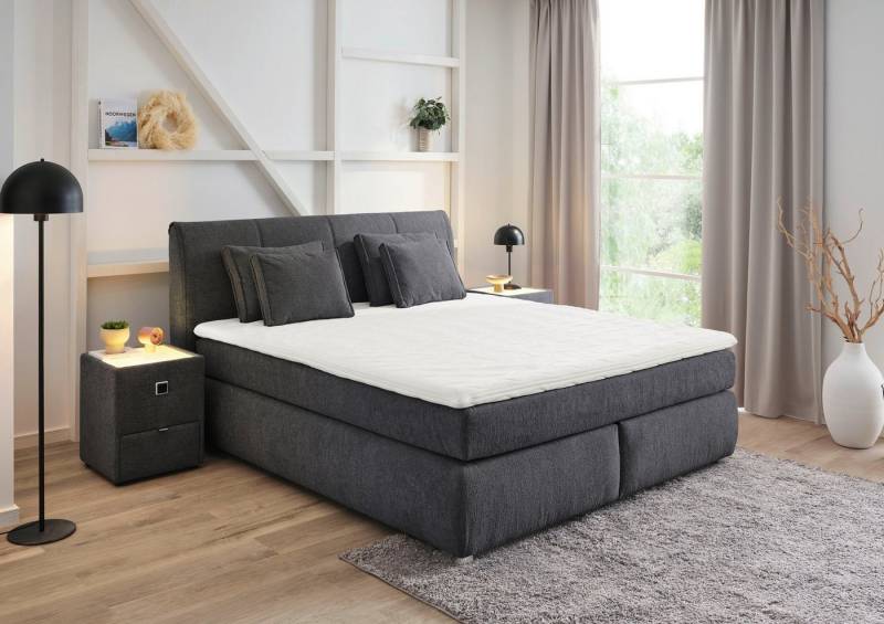 Jockenhöfer Gruppe Boxspringbett "Carla", OTTOs Choice! Topseller, wahlweise mit oder ohne Bettkasten, inkl. 4 Kissen, erhältlich in den Breiten 160 & 180cm von Jockenhöfer Gruppe