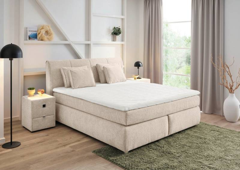 Jockenhöfer Gruppe Boxspringbett "Carla", OTTOs Choice! Topseller, wahlweise mit oder ohne Bettkasten, inkl. 4 Kissen, erhältlich in den Breiten 160 & 180cm von Jockenhöfer Gruppe