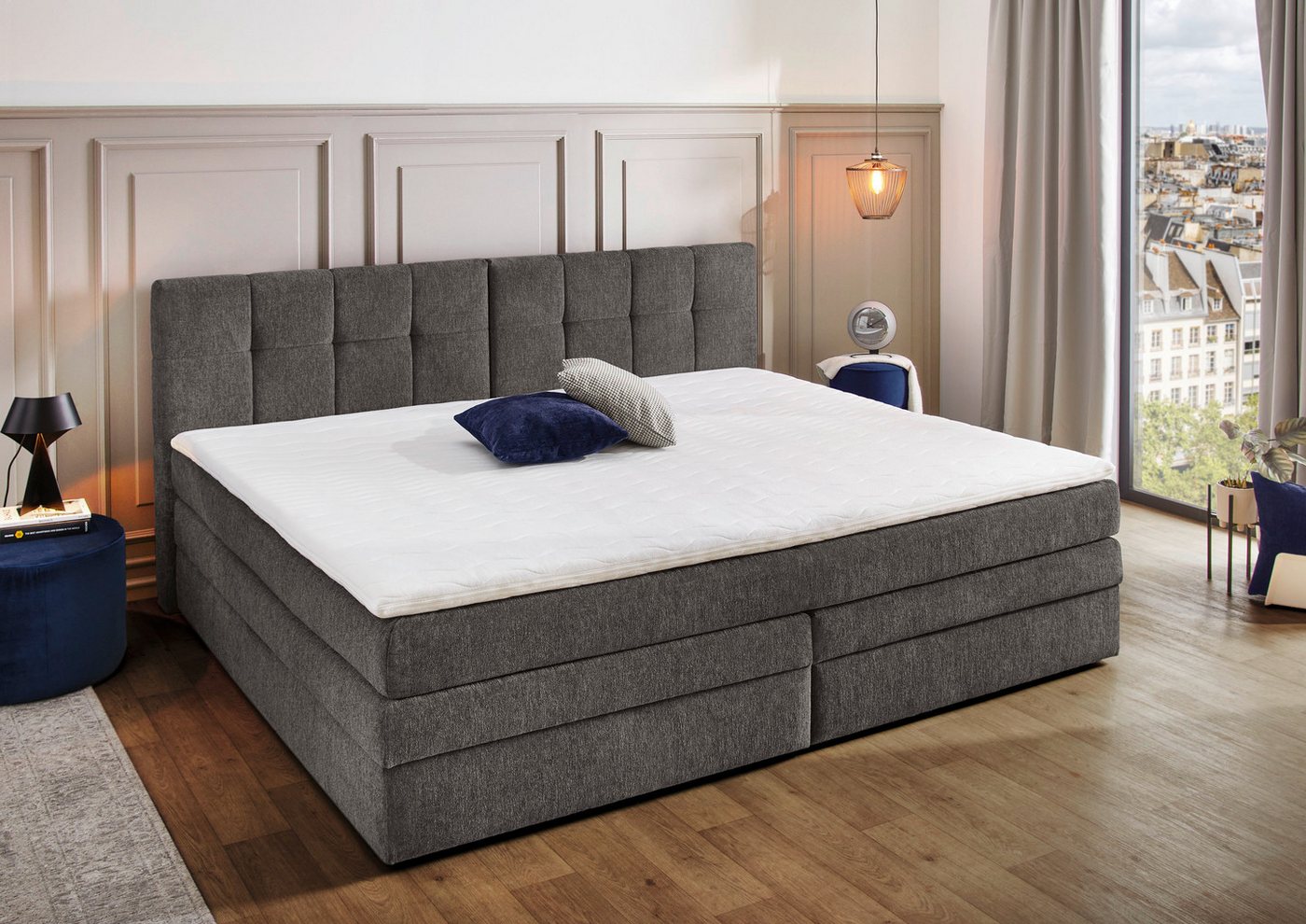 Jockenhöfer Gruppe Boxspringbett Casa Grande in der Breite 240cm, Familienbett mit riesigem Bettkasten, 7-Zonen-TTFK-Matratze, KS-Topper, verschiedene Härtegrade wählbar Jockenhöfer Gruppe Boxspringbett Casa Grande in der Breite 240cm, Familienbett mit riesigem Bettkasten, 7-Zonen-TTFK-Matratze, KS-Topper, verschiedene Härtegrade wählbar von Jockenhöfer Gruppe