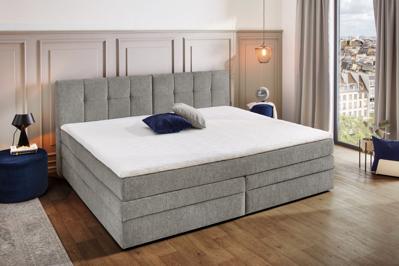 Jockenhöfer Gruppe Boxspringbett Casa Grande in der Breite 240cm, Familienbett mit riesigem Bettkasten, 7-Zonen-TTFK-Matratze, KS-Topper, verschiedene Härtegrade wählbar Jockenhöfer Gruppe Boxspringbett Casa Grande in der Breite 240cm, Familienbett mit riesigem Bettkasten, 7-Zonen-TTFK-Matratze, KS-Topper, verschiedene Härtegrade wählbar von Jockenhöfer Gruppe