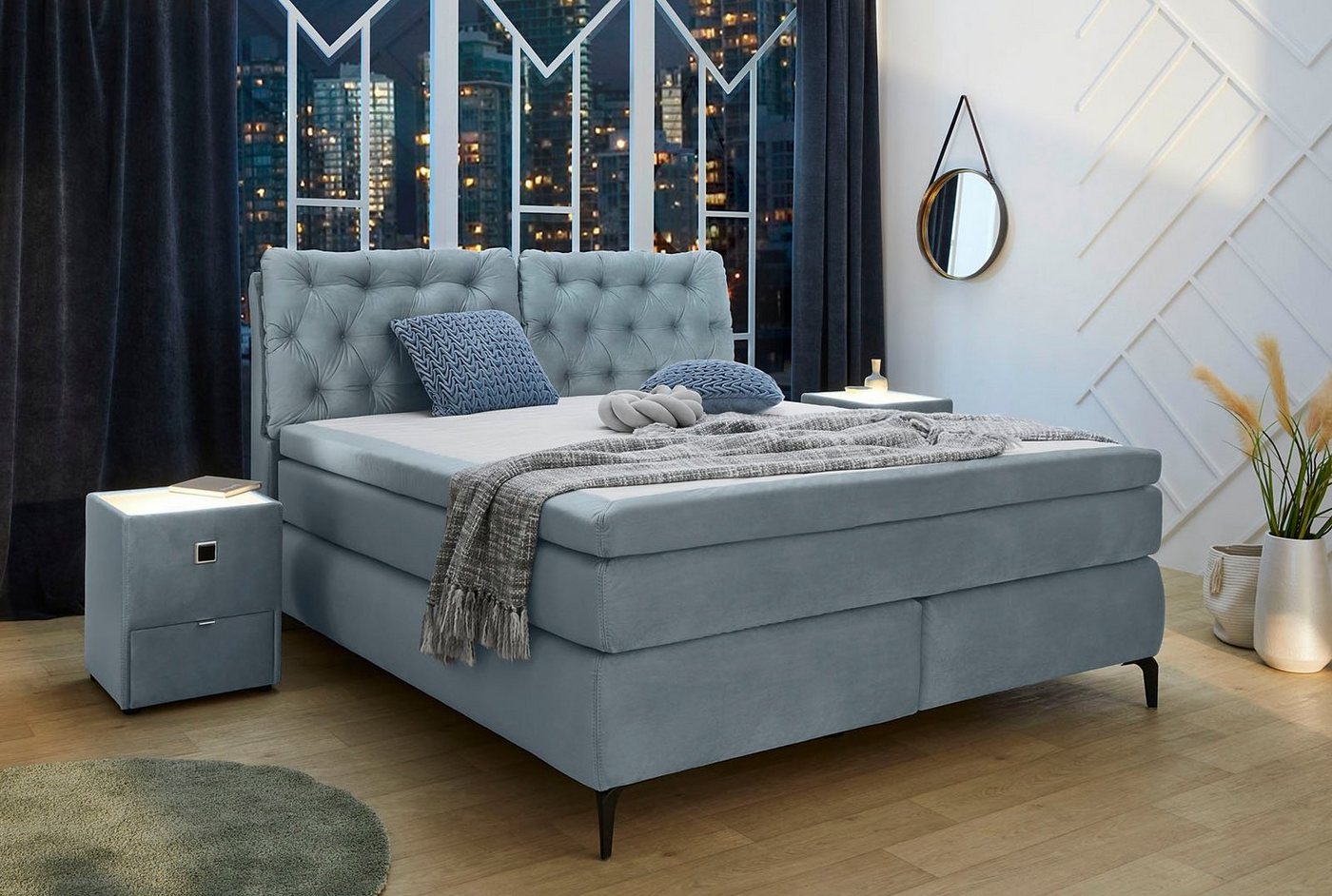 Jockenhöfer Gruppe Boxspringbett Chelsea, mit Kaltschaum-Topper Jockenhöfer Gruppe Boxspringbett Chelsea, mit Kaltschaum-Topper von Jockenhöfer Gruppe