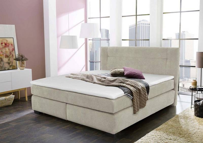 Jockenhöfer Gruppe Boxspringbett Family, inklusive 7-Zonen-TTFK-Matratzen und Kaltschaumtopper, erhältlich in den Breiten 120,140 & 180cm von Jockenhöfer Gruppe