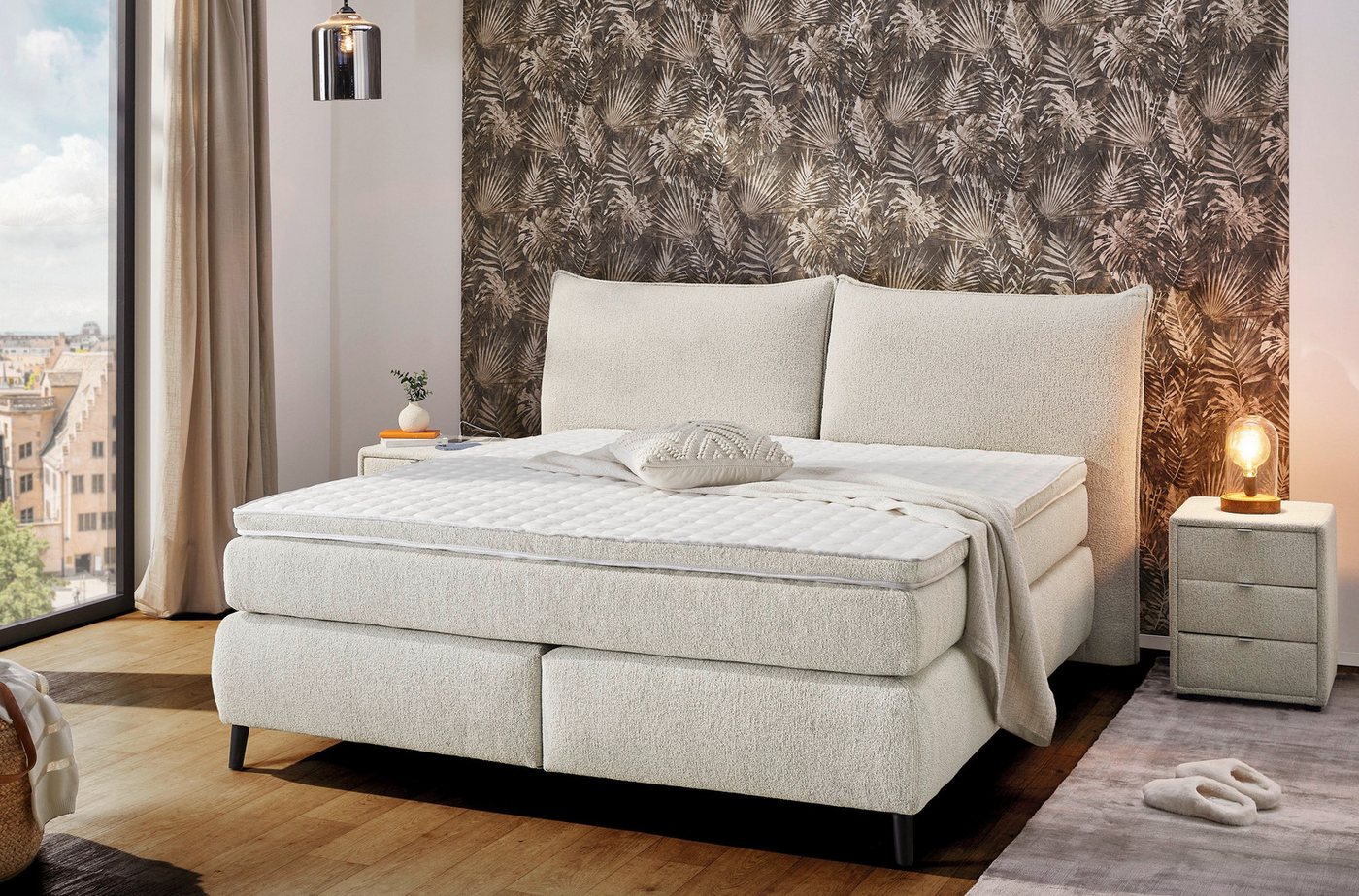 Jockenhöfer Gruppe Boxspringbett Hacienda in der Breite 180cm erhältlich, 7-Zonen-TTFK-Matratze, KS-Topper, verschiedene Härtegrade wählbar Jockenhöfer Gruppe Boxspringbett Hacienda in der Breite 180cm erhältlich, 7-Zonen-TTFK-Matratze, KS-Topper, verschiedene Härtegrade wählbar von Jockenhöfer Gruppe