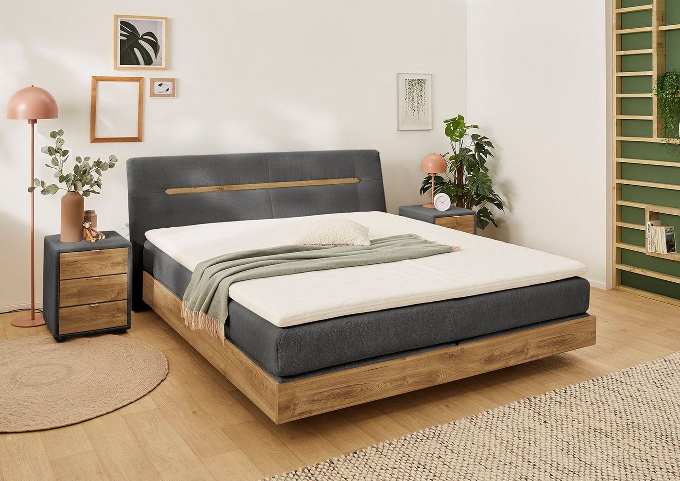 Jockenhöfer Gruppe Boxspringbett Hetty erhältlich in der Größe 180x200cm, schwebende Optik, 7-Zonen-Matratze, Topper, mehrere Härtegrade wählbar Jockenhöfer Gruppe Boxspringbett Hetty erhältlich in der Größe 180x200cm, schwebende Optik, 7-Zonen-Matratze, Topper, mehrere Härtegrade wählbar von Jockenhöfer Gruppe