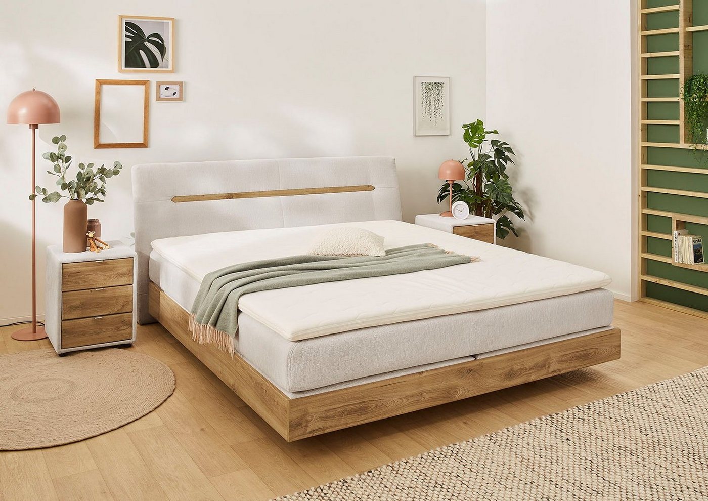 Jockenhöfer Gruppe Boxspringbett Hetty erhältlich in der Größe 180x200cm, schwebende Optik, 7-Zonen-Matratze, Topper, mehrere Härtegrade wählbar Jockenhöfer Gruppe Boxspringbett Hetty erhältlich in der Größe 180x200cm, schwebende Optik, 7-Zonen-Matratze, Topper, mehrere Härtegrade wählbar von Jockenhöfer Gruppe