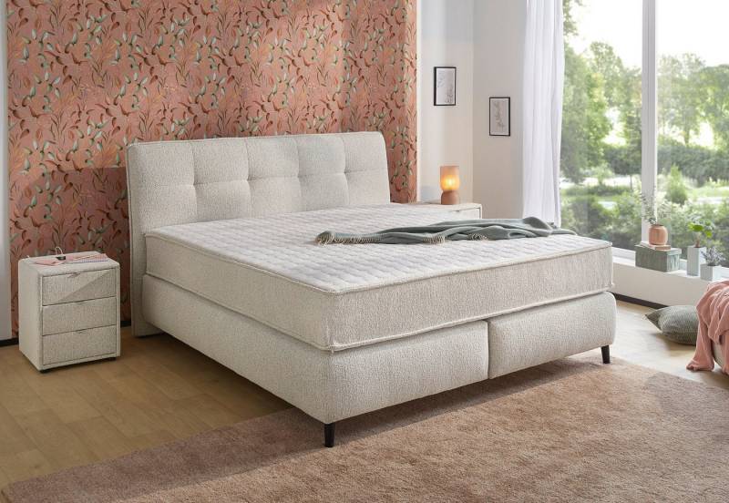 Jockenhöfer Gruppe Boxspringbett King-Size in der Breite 180cm, Extradicke XXL-7-Zonen-TTFK-Matratze (25cm hoch) von Jockenhöfer Gruppe