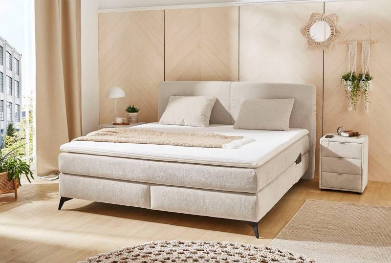 Jockenhöfer Gruppe Boxspringbett Kira in den Breiten 160x200 & 180x200cm, inkl. LED-Bel., USB-Ladeports, 7-Zonen-Matr., Topper, div. Härtegrade Jockenhöfer Gruppe Boxspringbett Kira in den Breiten 160x200 & 180x200cm, inkl. LED-Bel., USB-Ladeports, 7-Zonen-Matr., Topper, div. Härtegrade von Jockenhöfer Gruppe