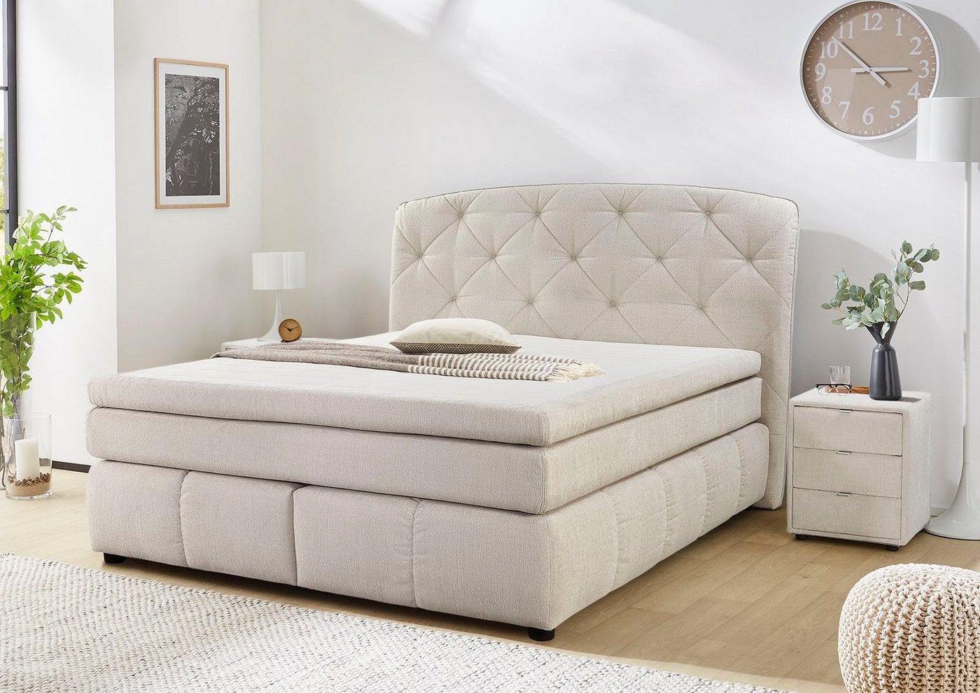 Jockenhöfer Gruppe Boxspringbett Mila erhältlich in der Größe 180x200cm, Kaltschaumtopper, 7-Zonen-TTFK-Matratze, mehrere Härtegrade wählbar Jockenhöfer Gruppe Boxspringbett Mila erhältlich in der Größe 180x200cm, Kaltschaumtopper, 7-Zonen-TTFK-Matratze, mehrere Härtegrade wählbar von Jockenhöfer Gruppe