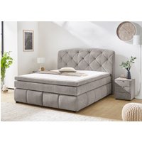 Jockenhöfer Gruppe Boxspringbett "Mila erhältlich in der Größe 180x200cm", Kaltschaumtopper, 7-Zonen-TTFK-Matratze, mehrere Härtegrade wählbar von Jockenhöfer Gruppe