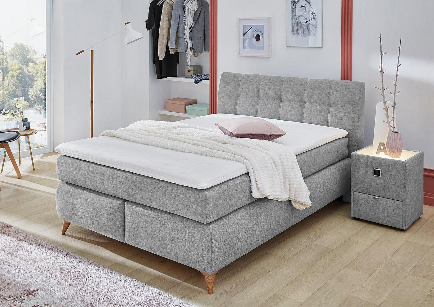 Jockenhöfer Gruppe Boxspringbett Nicola, mit Topper Jockenhöfer Gruppe Boxspringbett Nicola, mit Topper von Jockenhöfer Gruppe