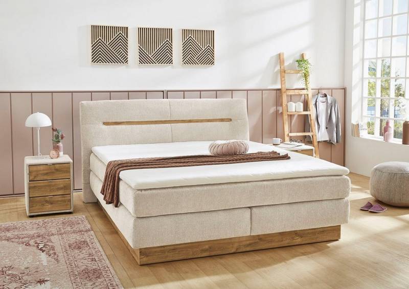 Jockenhöfer Gruppe Boxspringbett Nika erhältlich in der Größe 180x200cm, mit Bettkasten, 7-Zonen-Matratze, Topper, mehrere Härtegrade wählbar von Jockenhöfer Gruppe
