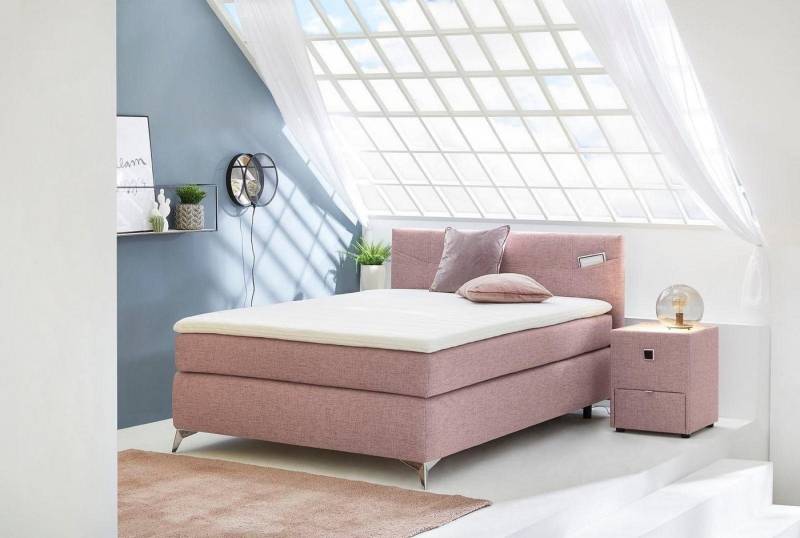 Jockenhöfer Gruppe Boxspringbett Nora erhältlich in den Größen 100,120 & 140cm, mit Topper und höhenvariablem Kopfteil Jockenhöfer Gruppe Boxspringbett Nora erhältlich in den Größen 100,120 & 140cm, mit Topper und höhenvariablem Kopfteil von Jockenhöfer Gruppe