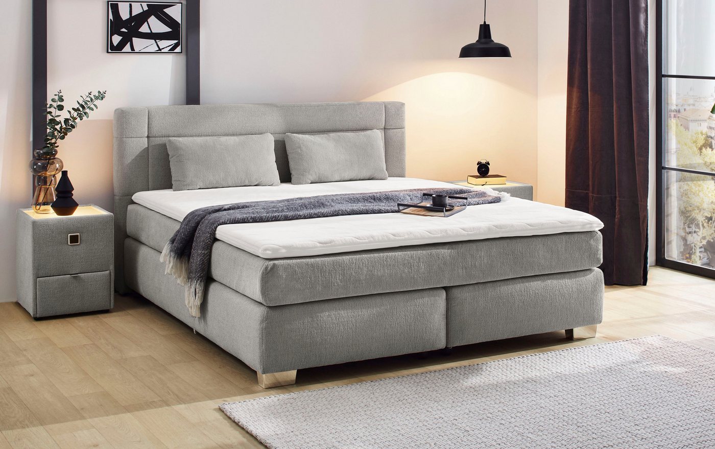 Jockenhöfer Gruppe Boxspringbett Romana, inkl. 7-Zonen-TTFK-Matratze, KS-Topper, verschiedene Härtegrade und Bettbreiten wählbar Jockenhöfer Gruppe Boxspringbett Romana, inkl. 7-Zonen-TTFK-Matratze, KS-Topper, verschiedene Härtegrade und Bettbreiten wählbar von Jockenhöfer Gruppe