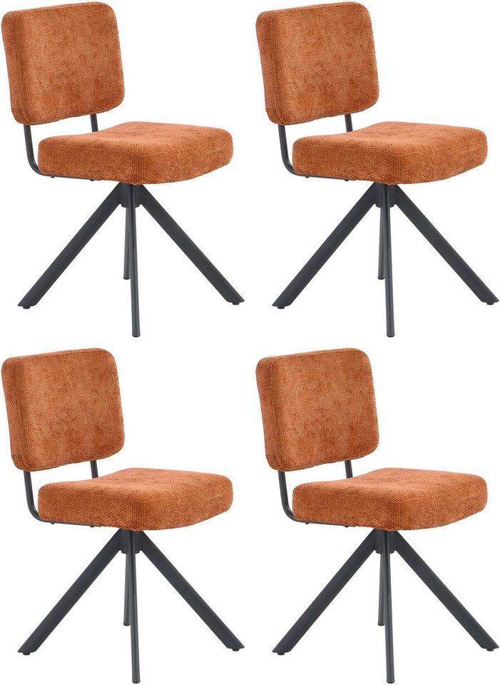 Jockenhöfer Gruppe Drehstuhl Gloria (Set, 4 St) (Set, 4 St), Inklusive Drehfunktion (360), Taschenfederkern, Chenille von Jockenhöfer Gruppe