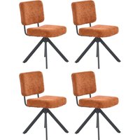 Jockenhöfer Gruppe Drehstuhl "Gloria (Set, 4 St.)", (Set), 4 St., Chenille, Inklusive Drehfunktion (360), Taschenfederkern, Chenille von Jockenhöfer Gruppe