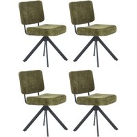 Jockenhöfer Gruppe Drehstuhl "Gloria (Set, 4 St.)", (Set), 4 St., Chenille, Inklusive Drehfunktion (360), Taschenfederkern, Chenille von Jockenhöfer Gruppe
