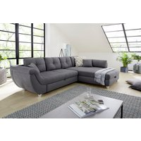 Jockenhöfer Gruppe Ecksofa "Maranello L-Form", mit großem Stauraum, Gästebett- und Relaxfunktion, Nosagfederung von Jockenhöfer Gruppe