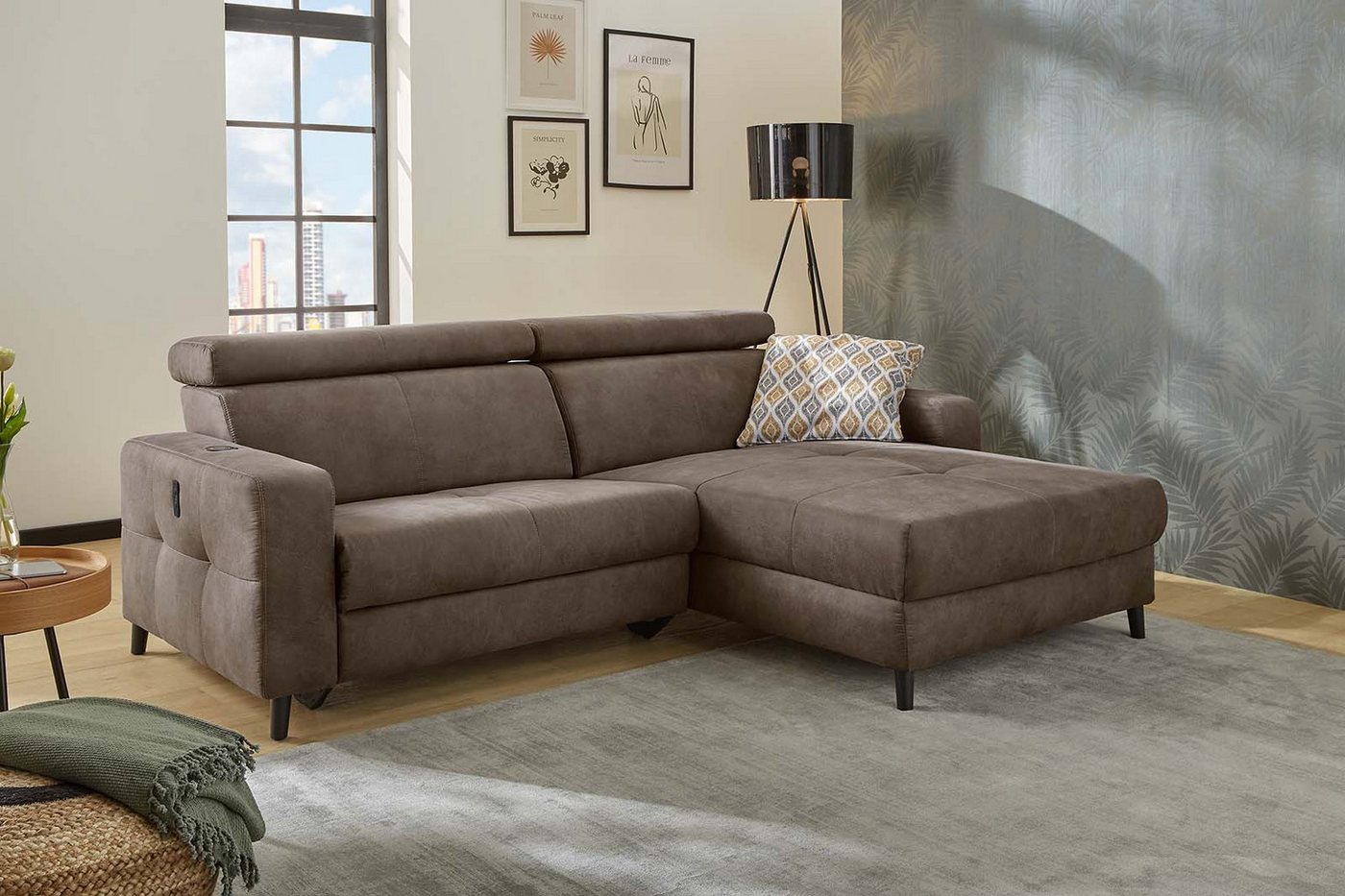 Jockenhöfer Gruppe Ecksofa Doppio L-Form mit elektromotorischer Relaxfunktion und, induktiver Lademöglichkeit + USB-A Ladeport, verstellbare Kopfstützen Jockenhöfer Gruppe Ecksofa Doppio L-Form mit elektromotorischer Relaxfunktion und, induktiver Lademöglichkeit + USB-A Ladeport, verstellbare Kopfstützen von Jockenhöfer Gruppe