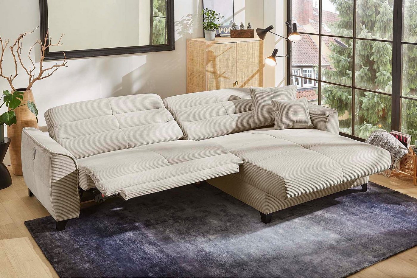 Jockenhöfer Gruppe Ecksofa Double One L-Form, mit 2x 120cm breiten, elektromotorischen Relaxfunktionen von Jockenhöfer Gruppe