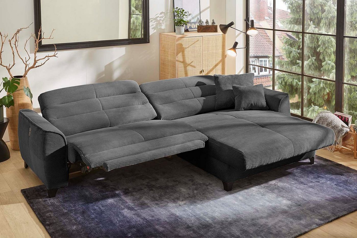 Jockenhöfer Gruppe Ecksofa Double One L-Form, mit 2x 120cm breiten, elektromotorischen Relaxfunktionen von Jockenhöfer Gruppe