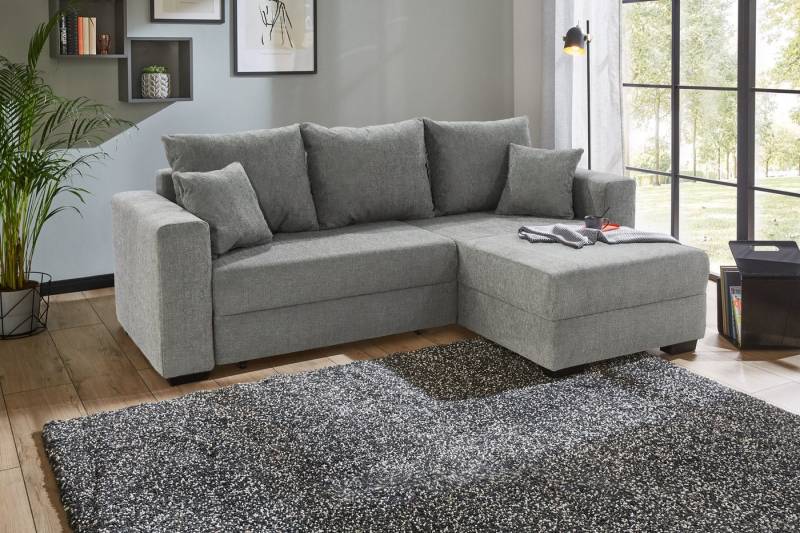Jockenhöfer Gruppe Ecksofa Elmau, L-Form, Breite 235cm, inkl. Bettfunktion, Bettkasten, Ottomane links/rechts montierbar von Jockenhöfer Gruppe