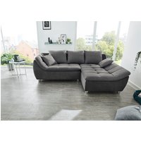 Jockenhöfer Gruppe Ecksofa "Genua L-Form", Ottomane links oder rechts montierbar, 3 lose Rücken- und 2 Zierkissen von Jockenhöfer Gruppe