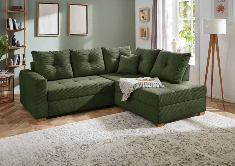 Jockenhöfer Gruppe Ecksofa Heidelberg L-Form, inklusive Bettfunktion, Bettkasten, Ottomane links oder rechts von Jockenhöfer Gruppe