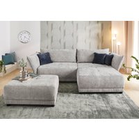 Jockenhöfer Gruppe Ecksofa "Loggia, Wellenfederung" Ottomane links oder rechts montierbar, flexible Armlehnen von Jockenhöfer Gruppe