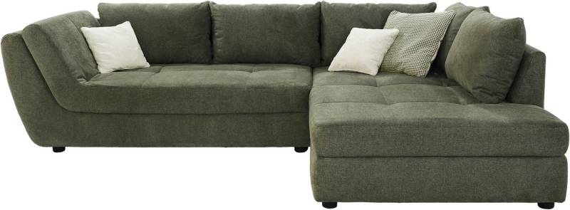 Jockenhöfer Gruppe Ecksofa Rascasse, L-Form, Rampenotik im modernen Design, alle Kissen inklusive, rechts oder links montierbar, XXL-Breite: 322cm von Jockenhöfer Gruppe