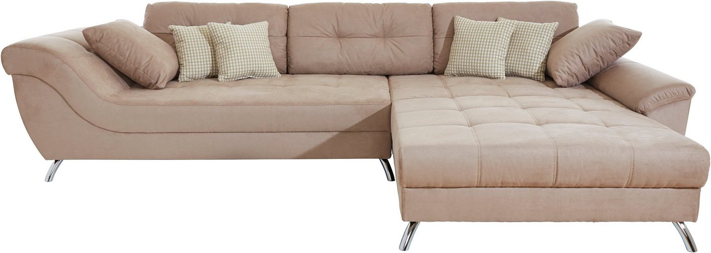 Jockenhöfer Gruppe Ecksofa San Francisco L-Form, mit eingearbeiteter Kaltschaummatte und Steppung, inklusive Kissen Jockenhöfer Gruppe Ecksofa San Francisco L-Form, mit eingearbeiteter Kaltschaummatte und Steppung, inklusive Kissen von Jockenhöfer Gruppe