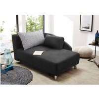 Jockenhöfer Gruppe Recamiere "Roy", Chaiselongue mit Bettfunktion und Bettkasten, inklusive Federkern von Jockenhöfer Gruppe