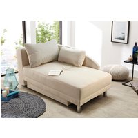 Jockenhöfer Gruppe Recamiere "Roy", Chaiselongue mit Bettfunktion und Bettkasten, inklusive Federkern von Jockenhöfer Gruppe