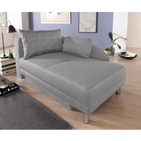 Jockenhöfer Gruppe Recamiere "Roy", Chaiselongue mit Bettfunktion und Bettkasten, inklusive Federkern von Jockenhöfer Gruppe