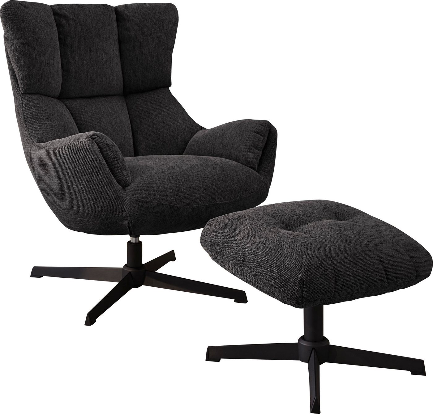 Jockenhöfer Gruppe Relaxsessel Melania, inklusive Hocker, 360° Drehfunktion, kuscheliger Webstoff Jockenhöfer Gruppe Relaxsessel Melania, inklusive Hocker, 360° Drehfunktion, kuscheliger Webstoff von Jockenhöfer Gruppe