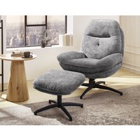 Jockenhöfer Gruppe Relaxsessel "Stuart", Inklusive Hocker, 360 Drehfunktion und Wippfunktion von Jockenhöfer Gruppe