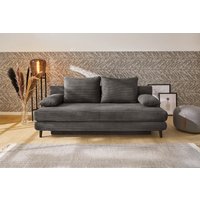 Jockenhöfer Gruppe Schlafsofa "Per, mit Gästebettfunktion, inklusive 4 Kissen", Wellenschaumpolsterung und großzügigem Stauraum/Bettkasten von Jockenhöfer Gruppe
