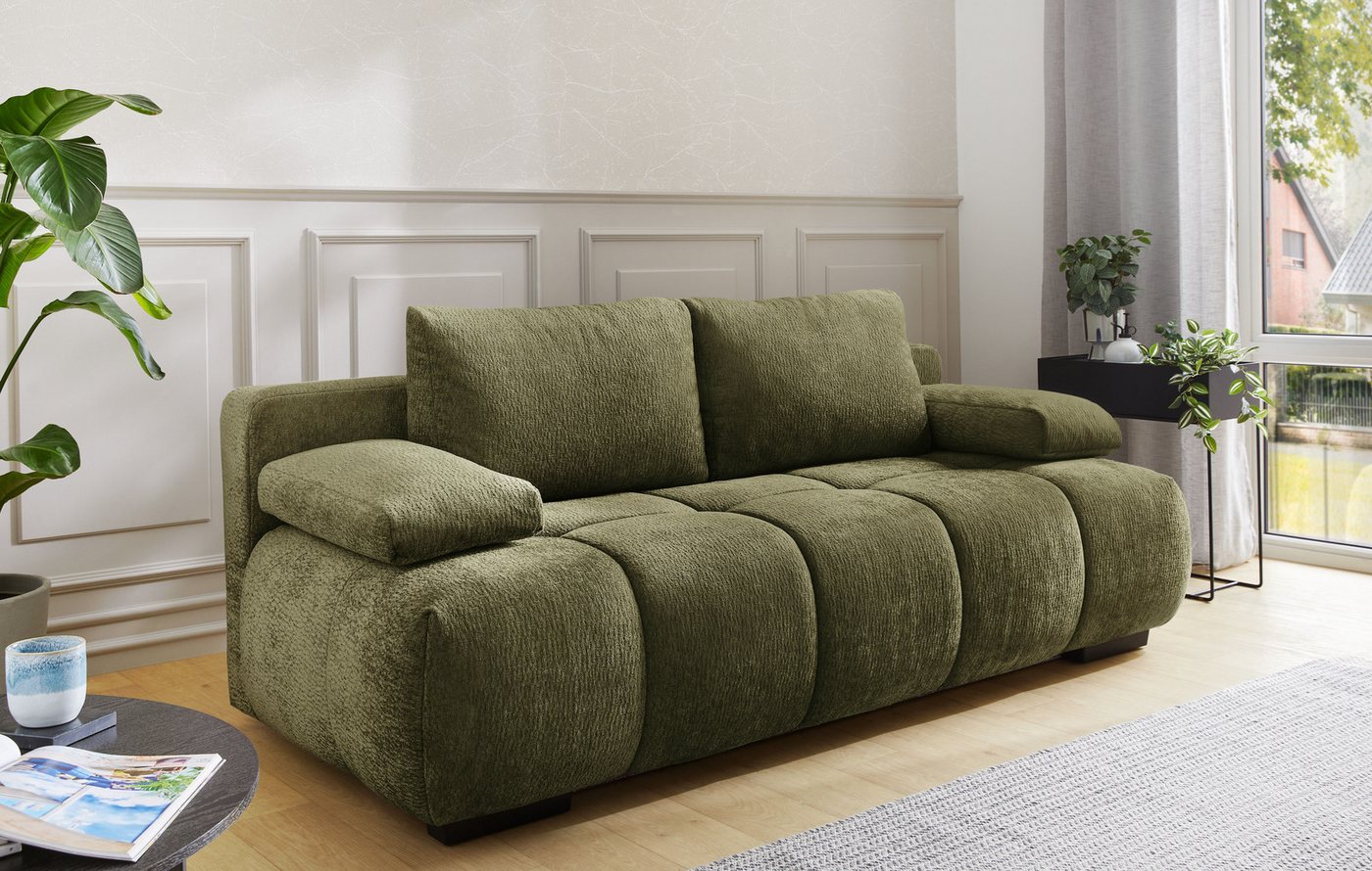 Jockenhöfer Gruppe Schlafsofa Reno, mit Gästebettfunktion und Bettkasten, Kuschelstoff von Jockenhöfer Gruppe