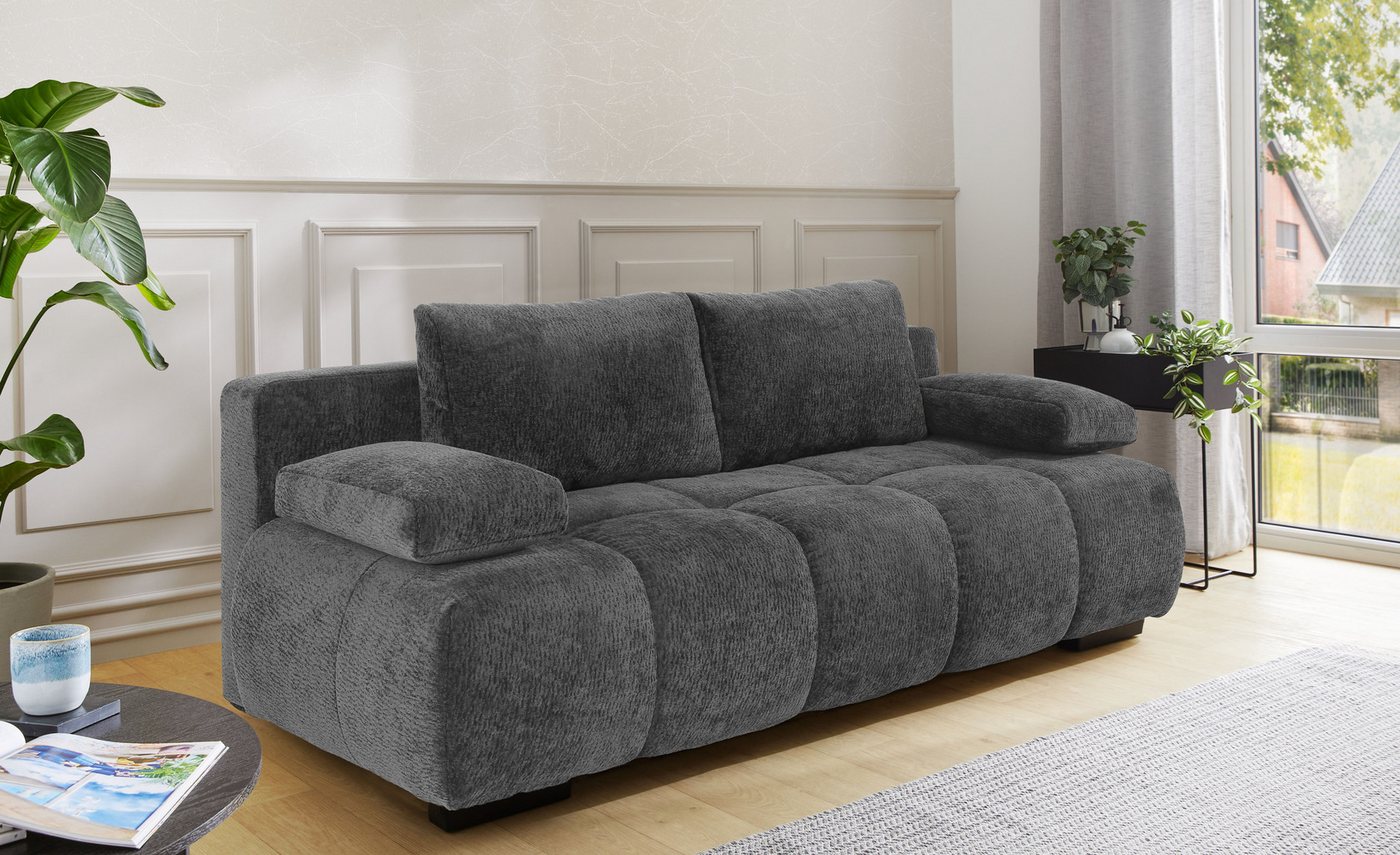 Jockenhöfer Gruppe Schlafsofa Reno, mit Gästebettfunktion und Bettkasten, Kuschelstoff von Jockenhöfer Gruppe