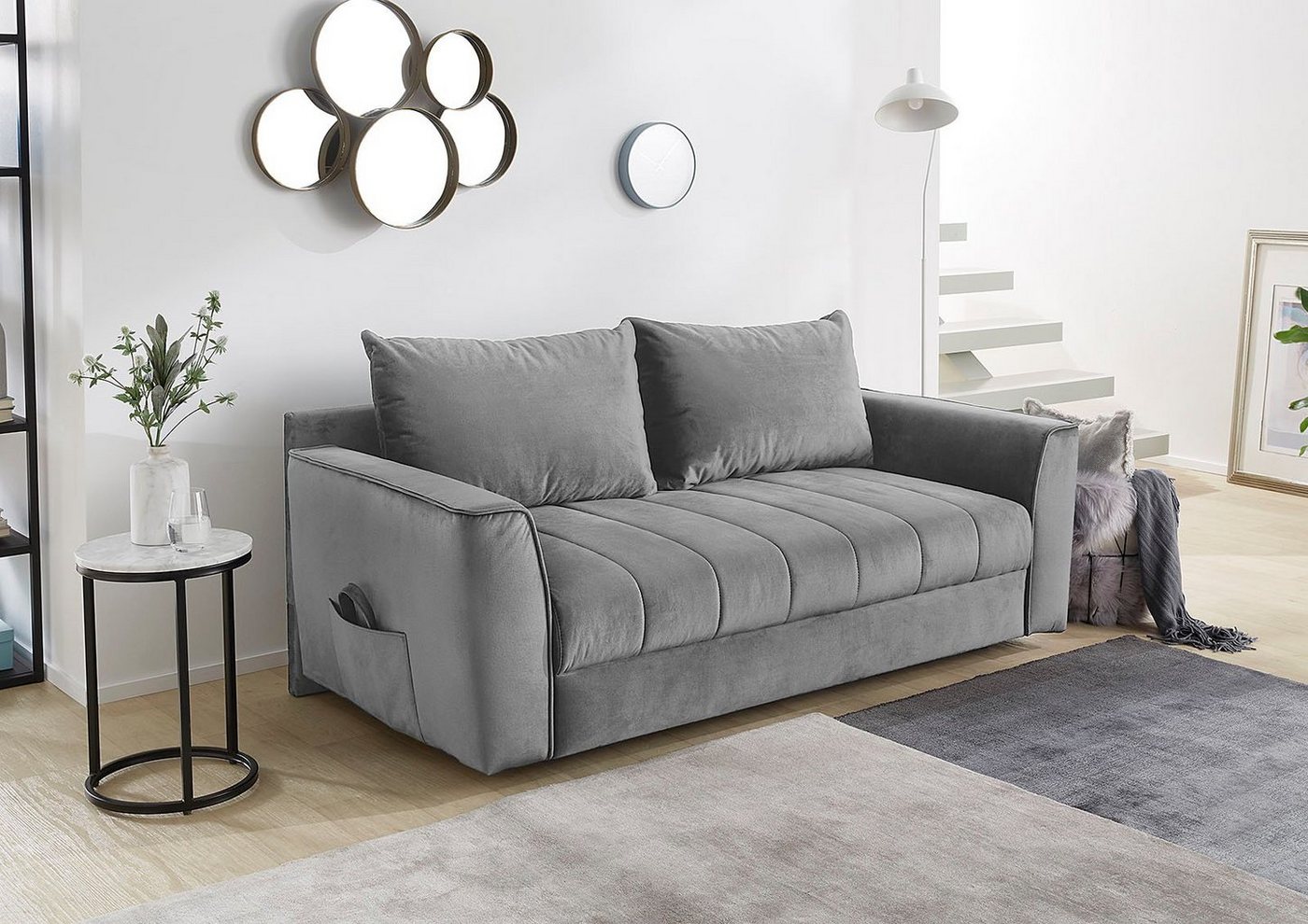 Jockenhöfer Gruppe Schlafsofa Rick, Platzsparendes Sofa mit Gästebettfunktion, Federkernpolsterung von Jockenhöfer Gruppe