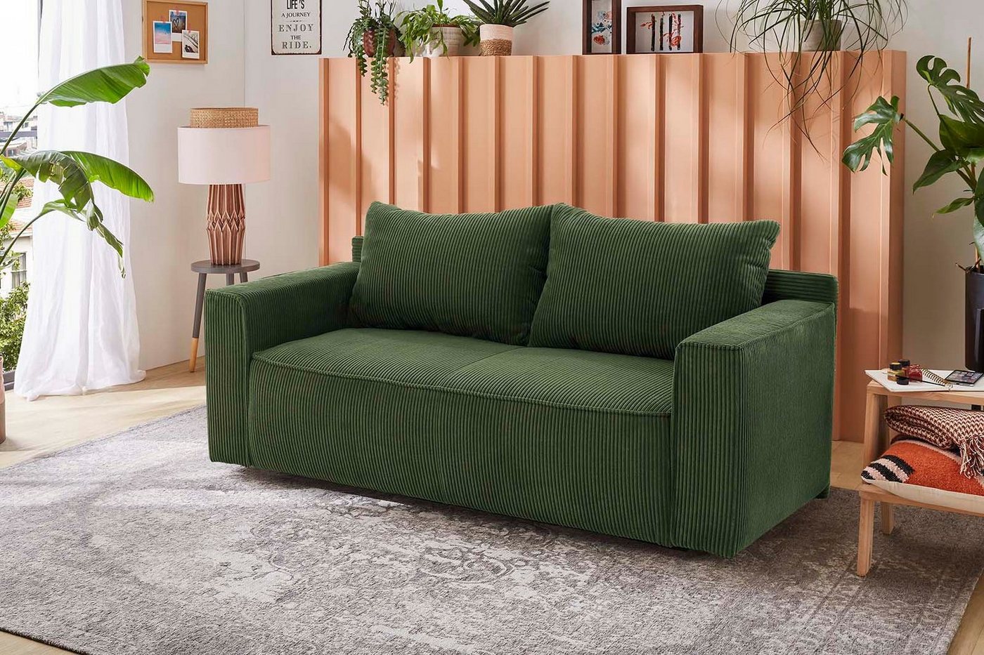 Jockenhöfer Gruppe Schlafsofa Ron, Platzsparendes Sofa mit Gästebettfunktion, Federkernpolsterung von Jockenhöfer Gruppe